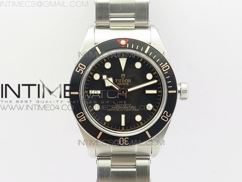 HERITAGE BLACK BAY FIFTY EIGHT M79030N 39MM SS V2 ZF 11 BEST EDITION BLACK BEZEL ON SS BRACELET A2824