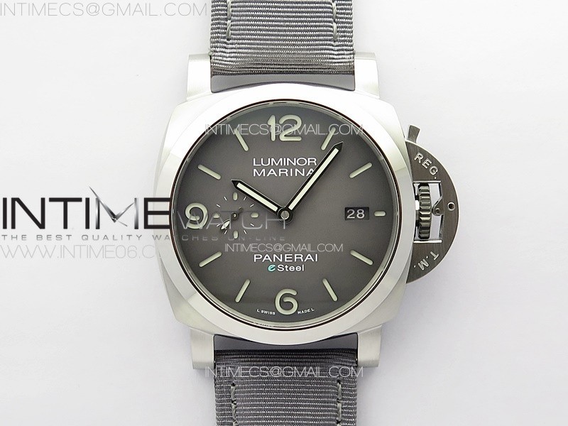 MARINA28 PAM1358 W TTF 11 BEST EDITION ON GRAY NYLON STRAP P9010