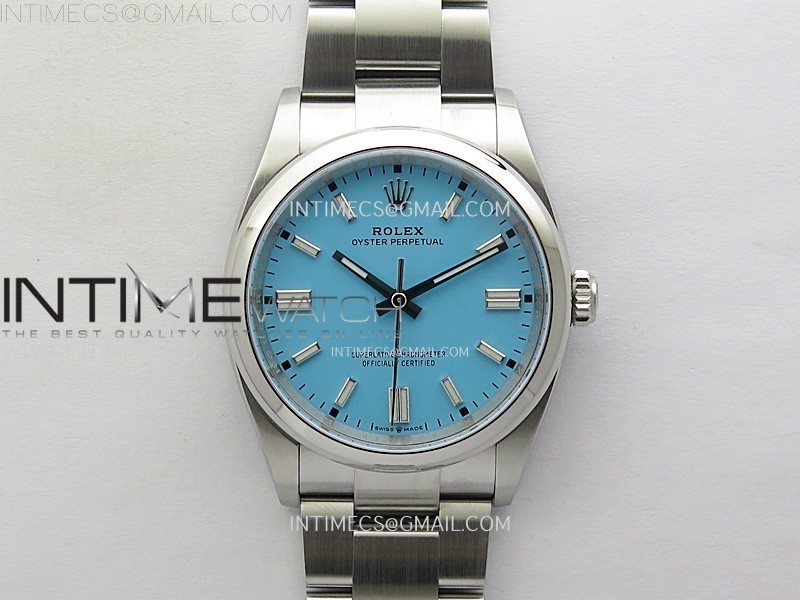 Oyster Perpetual 126000 36mm 904L Clean 11 Best Edition Tiffany Blue Dial On SS Bracelet VR3235