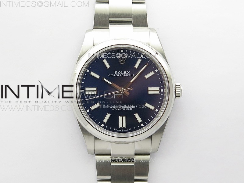 Oyster Perpetual 41mm 124300 SS APSF 11 Best Edition Blue Dial on SS Bracelet A2824