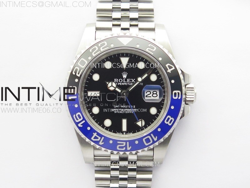 GMT-Master II 126710 BLNR BlueBlack Ceramic 904L ARF 11 Best Edition on Jubilee Bracelet SH3285 CHS