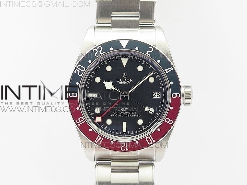 BLACK BAY GMT BASELWORLD 2018 PEPSI BLUERED BEZEL ZF 11 BEST EDITION BLACK DIAL ON SS BRACELET A2836