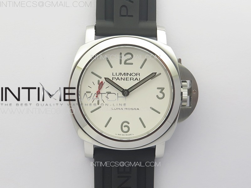 PAM1342 W HWF 11 Best Edition White Dial on Black Rubber Strap A6497