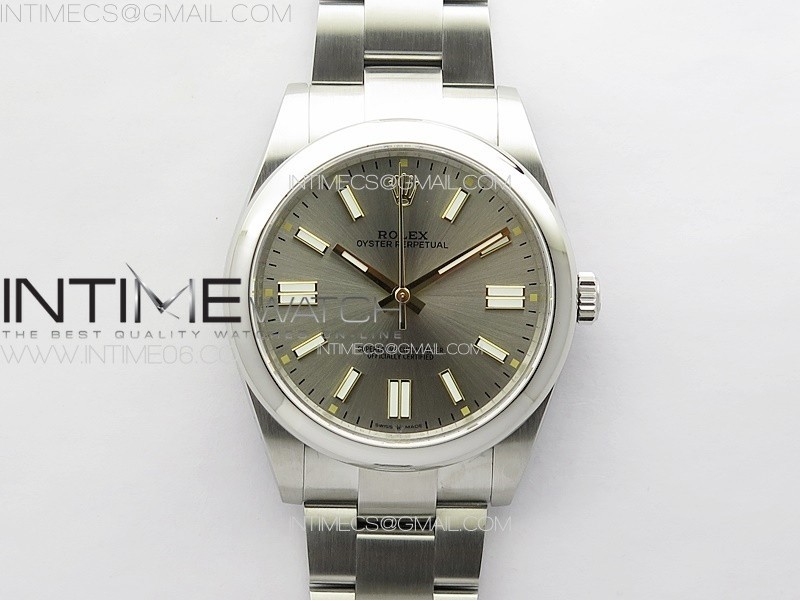 Oyster Perpetual 41mm 124300 904L Steel GMF 11 Best Edition Silver Dial on SS Bracelet VR3230 V2