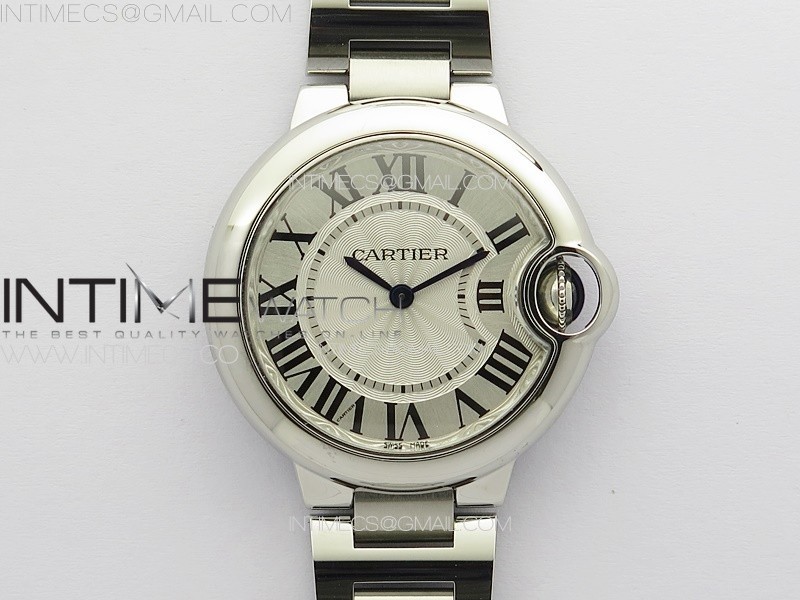 BALLON BLEU 33MM SS V20F 11 BEST EDITION WHITE TEXTURED DIAL ON SS BRACELET GEN CAL.157 QUARTZ