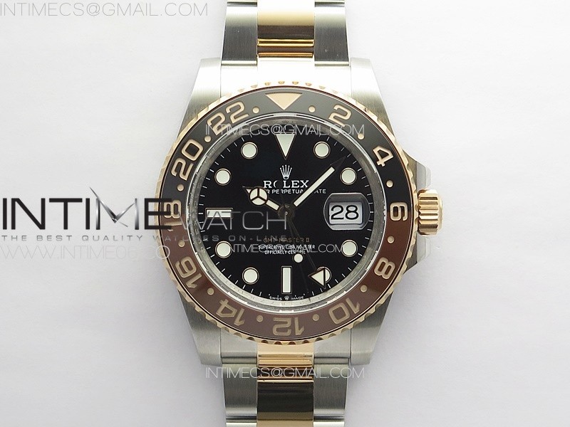 GMT-Master II 126711CHNR 904LRG GMF 11 Best Edition Black Dial on 904LRG Bracelet VR3285