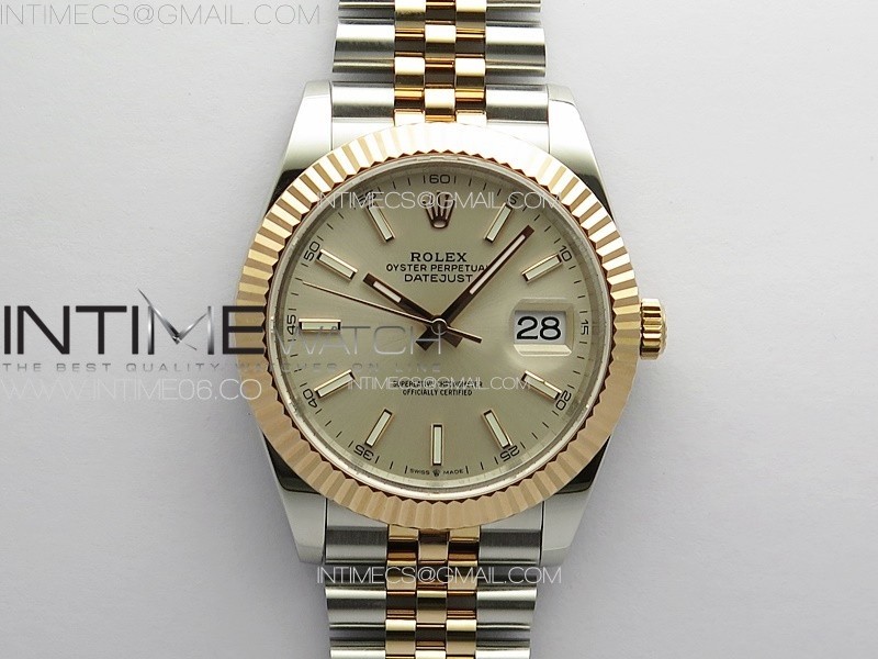 DateJust 41 126331 904L SSRG GMF 11 Best Edition Silver Dial on Jubilee Bracelet VR3235