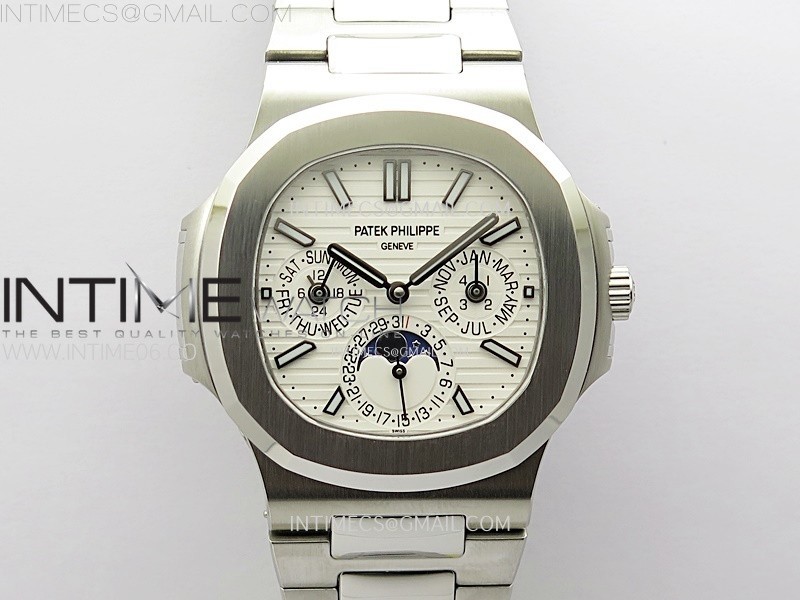 NAUTILUS 5740 SS TWF BEST EDITION WHITE DIAL ON SS BRACELET A240