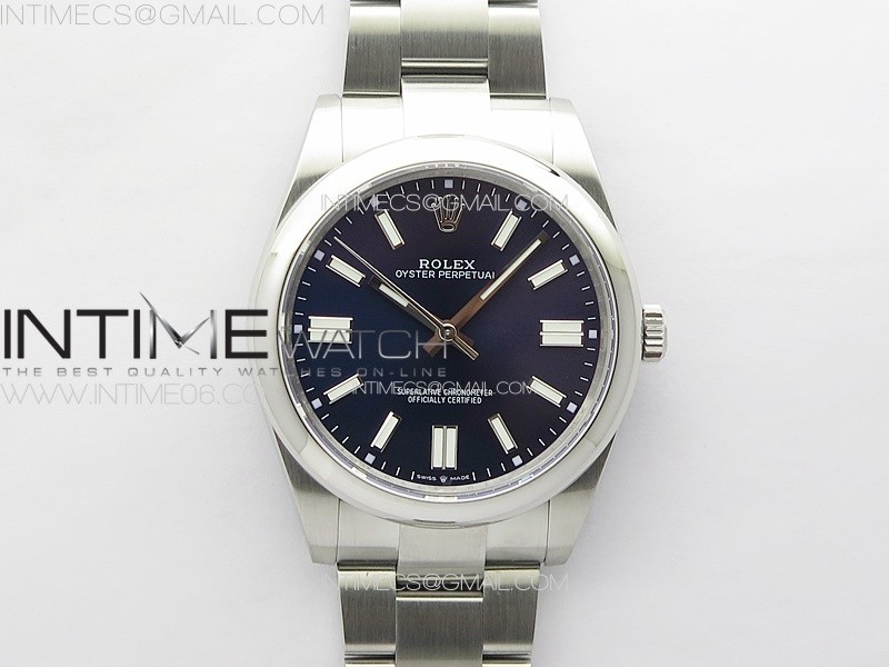 Oyster Perpetual 41mm 124300 904L Steel GMF 11 Best Edition Blue Dial on SS Bracelet VR3230 V2