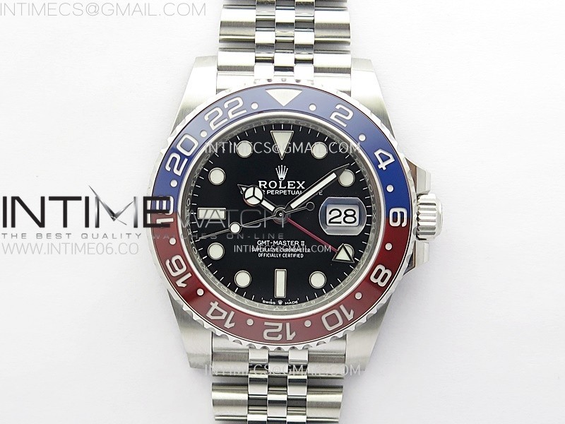 GMT-Master II 126710 BLRO BlueRed Ceramic Clean Factory Best Edition on Jubilee Bracelet DD3285 CHS