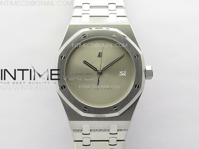 Royal Oak 41mm 1017 ALYX 9SM SS APSF Best Edition Silver Dial on SS Bracelet SA3120 Super Clone