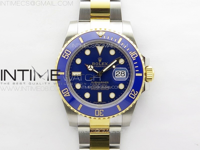 Submariner 116613 LB SSYG Blue Ceramic 904L Steel VSF 11 Best Edition Blue Dial VS3135