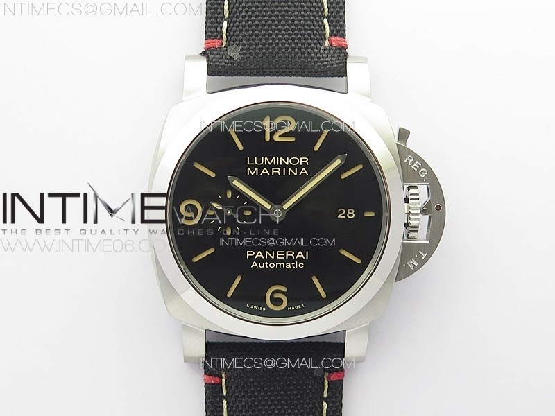 PAM1025 V TTF 11 Best Edition Dark Black Dial on Black Nylon Strap P9010