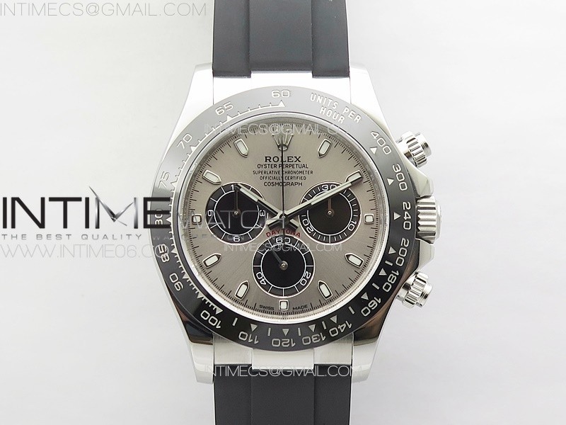 Daytona 116519 Clean 11 Best Edition 904L SS Case and Bracelet Gray Dial SA4130 V2