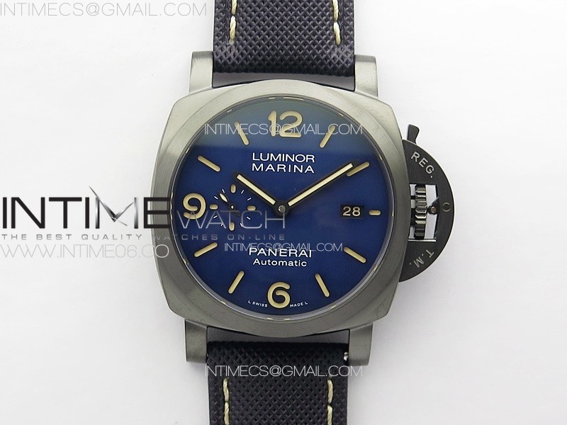 PAM 1021 DLC Ti TTF 11 Best Edition on Blue Nylon Strap P9010