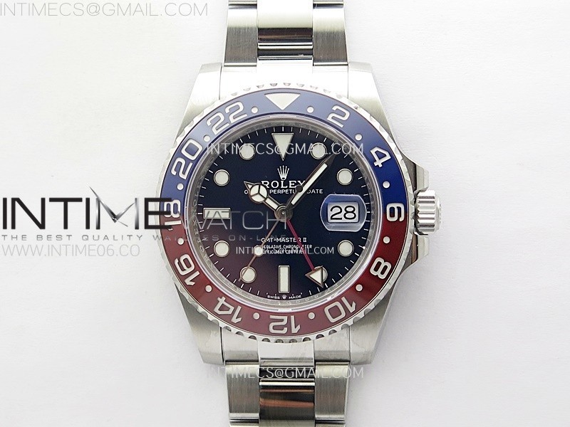 GMT-Master II 126710 BLRO BlueRed Ceramic NTF Best Edition Blue Dial on Oyster Bracelet VR3285 CHS