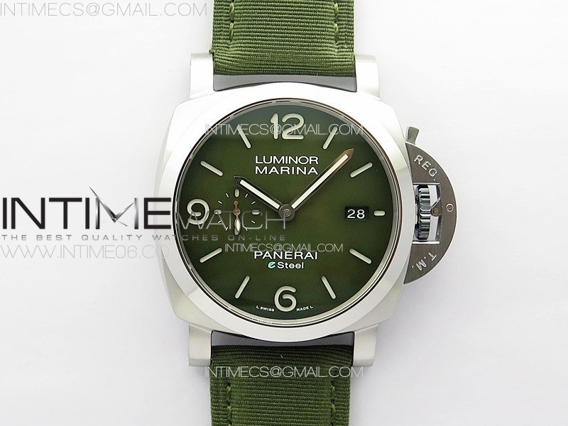 MARINA29 PAM1356 W TTF 11 BEST EDITION ON GREEN NYLON STRAP P9010