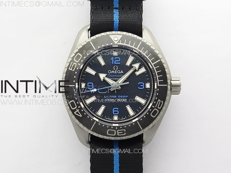 Seamaster ULTRA DEEP 6000M Ti VSF 11 Best Edition Blue Dial on Nylon Strap A8912