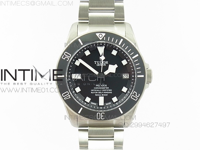 PELAGOS ZF 11 BEST EDITION BLACK DIAL ON TITANIUM BRACELET A2824 V5