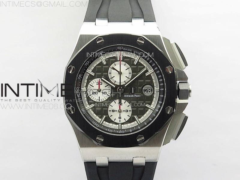 Royal Oak Offshore 44mm SS APSF 11 Best Edition Gray Dial on Black Rubber Strap A3126