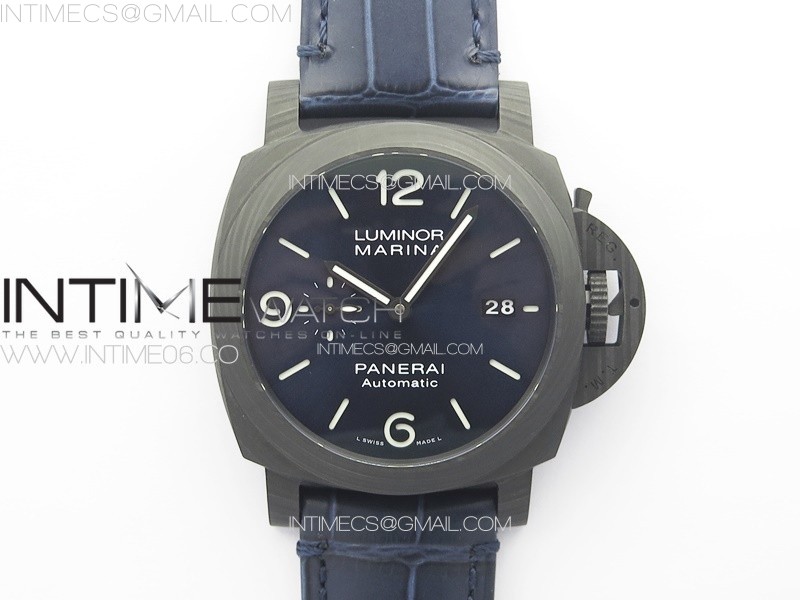 PAM1664 Carbotech VSF 11 Best Edition on Blue Leather Strap P.9010 Clone