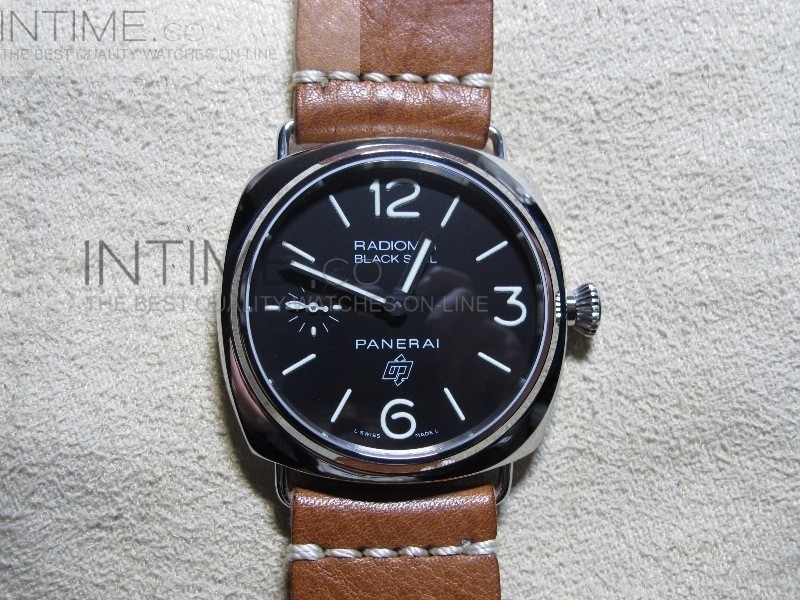 PAM 380 N H-MAKER BEST EDITION ON HAND-STITCHED BROWN LEATHER STRAP A6497